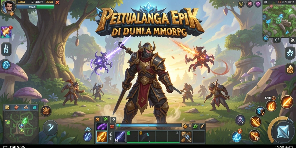 Gameplay menarik di dunia fantasi MMORPG DMD686.