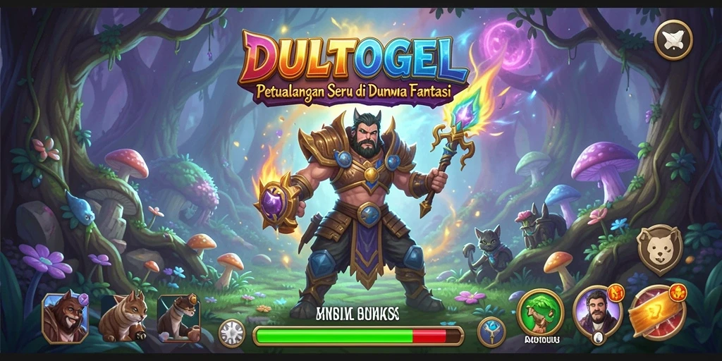 Tampilan gameplay DULTOGEL yang menampilkan petualangan seru.