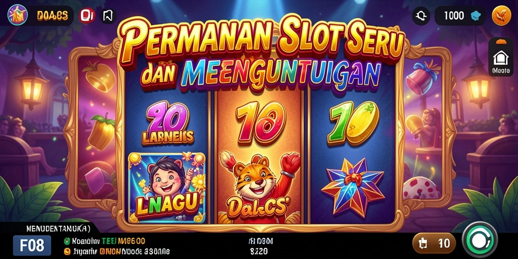 Tampilan gameplay F08 yang menarik dan penuh warna.