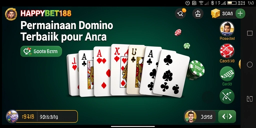 Tampilan gameplay Domino yang menarik dan interaktif.