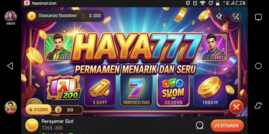 Tampilan gameplay utama HAYA777 yang seru dan mendebarkan.