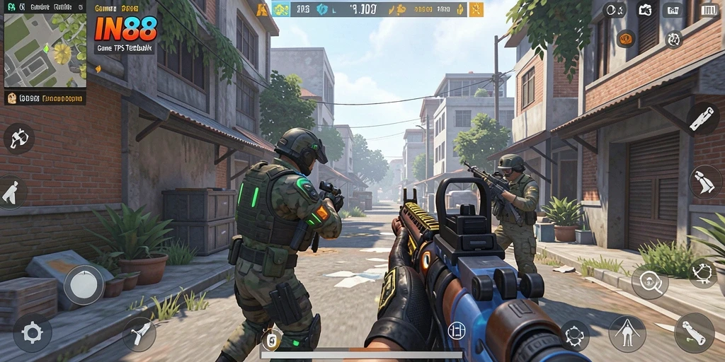 Tampilan gameplay seru di <strong>IN88</strong> dengan aksi mendebarkan.