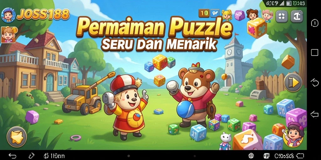 Gameplay JOSS188 menampilkan tantangan puzzle yang menarik.