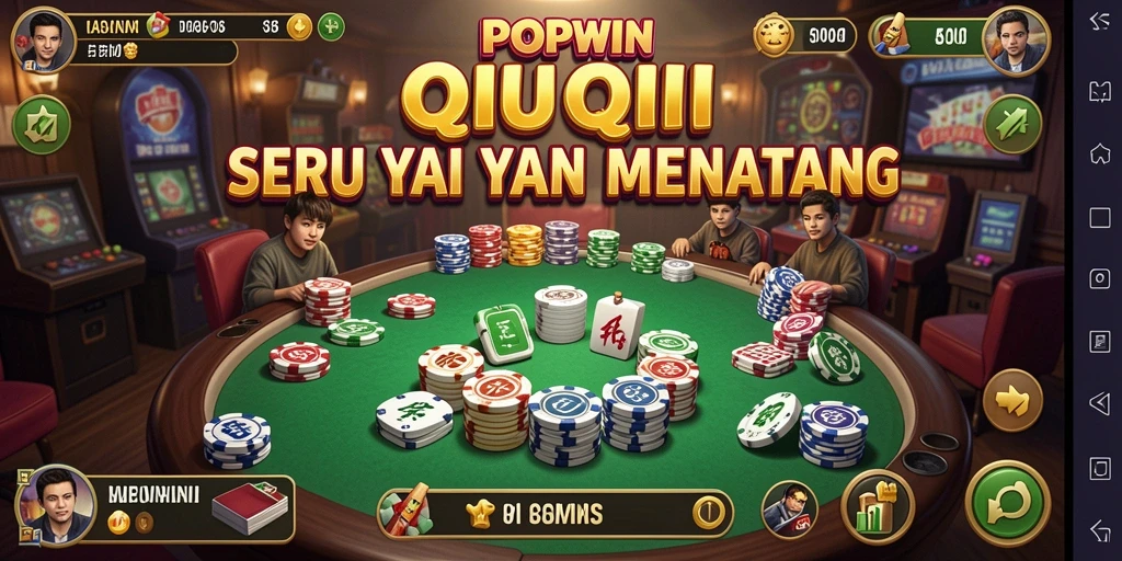 Tampilan gameplay QiuQiu yang menarik di POPWIN.