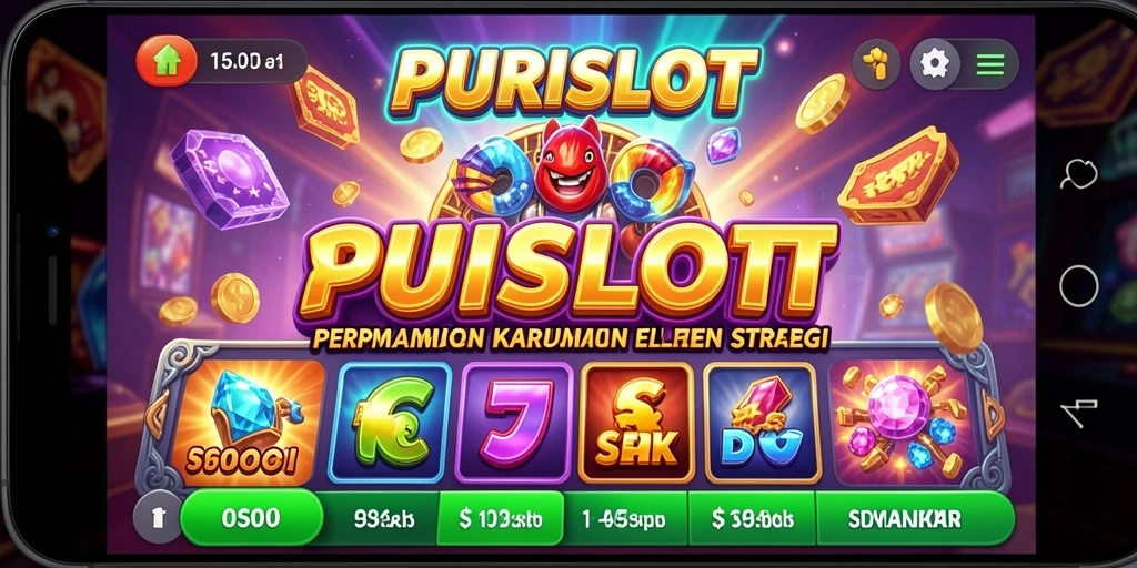 Screenshot menunjukkan gameplay seru dari PURISLOT yang penuh strategi.